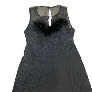 Vintage Slip Dress Maxi Mesh Nightgown Fairy Grunge Party Gown 1X Women